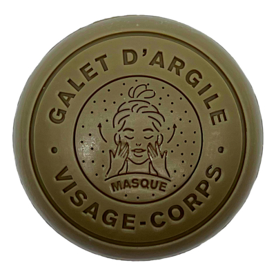 MASQUE SOLIDE VISAGE AU LAIT D’ÂNESSE BIO À L' ARGILE VERTE