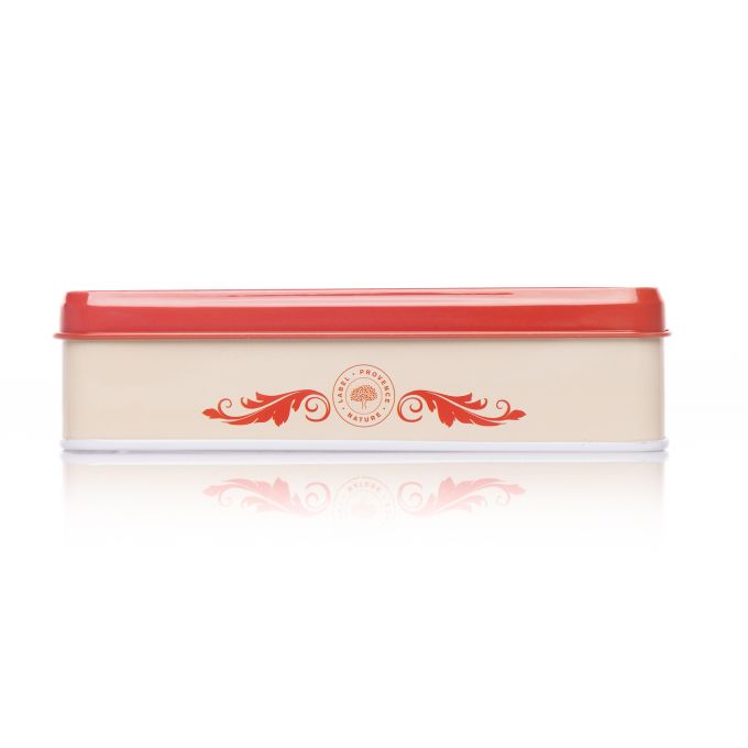 BOITE D COQUELICOT LAVANDE CREME