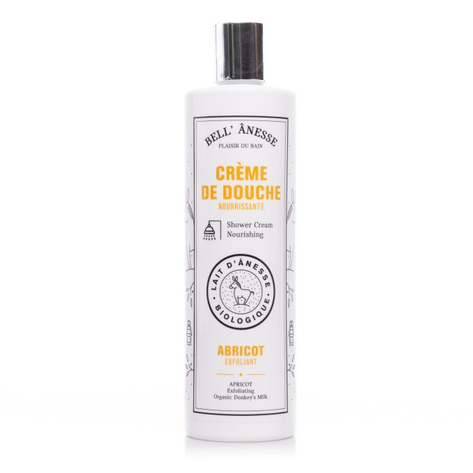 CRÈME DOUCHE ABRICOT EXFOLIANT 400ML- AU LAIT D'ÂNESSE BIO