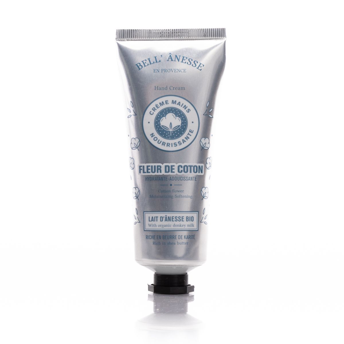 CRÈME MAINAU LAIT D'ÂNESSE BIO - FLEUR DE COTON CRÈME MAINAU LAIT D'ÂNESSE BIO - FLEUR DE COTON