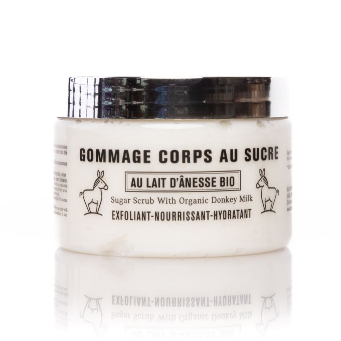 GOMMAGE CORPS ET VISAGE AU SUCRE AU LAIT D'ÂNESSE BIO 300ml