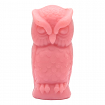 SAVON FANTAISIE HIBOU ROSE 25G