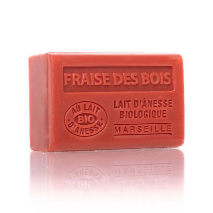 SAVON LAIT D'ÂNESSE - FRAISE DES BOIS 60g