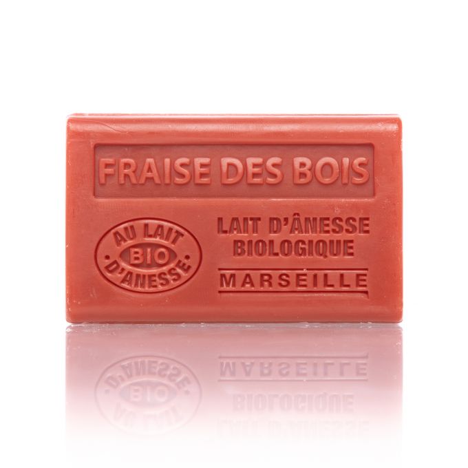 SAVON LAIT D'ÂNESSE - FRAISE DES BOIS 60g