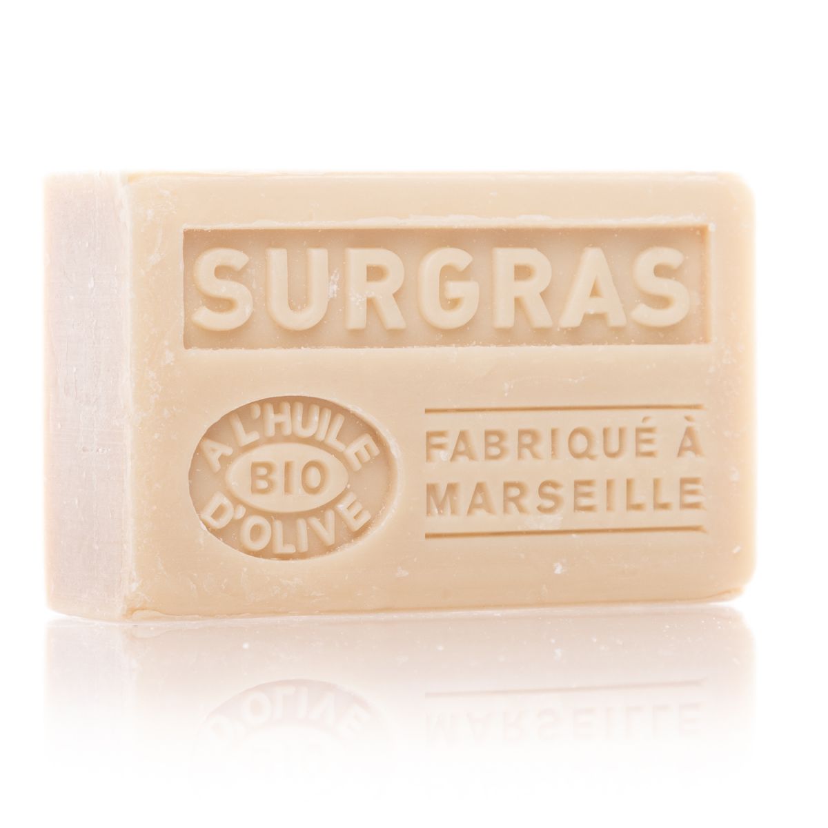 SAVON SURGRAS HUILE D'OLIVE BIO 125GR SAVON SURGRAS HUILE D'OLIVE BIO 125GR