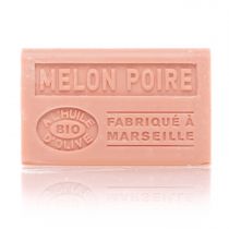 SAVON MELON POIRE HUILE D'OLIVE BIO 125G