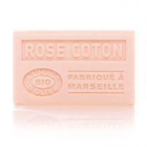 SAVON ROSE COTON HUILE D'OLIVE BIO 125G