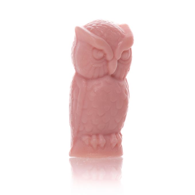 SAVON FANTAISIE HIBOU ROSE 25G