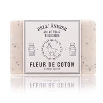 SAVON DOUBLE FACE 125G FLEUR DE COTON GOMMANT