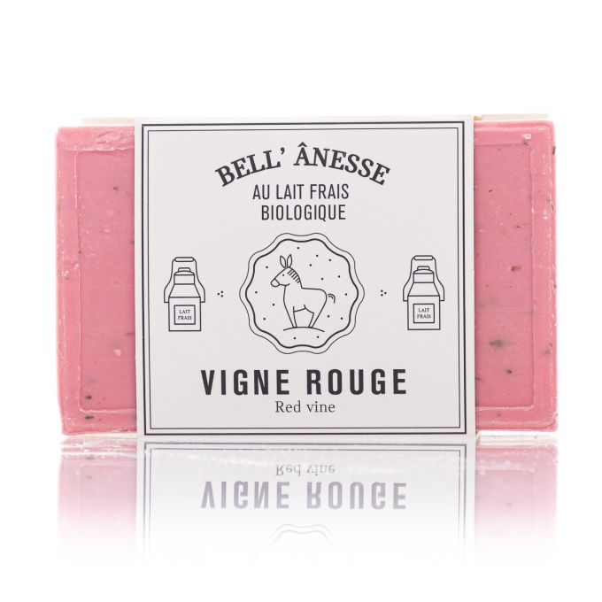 SAVON DOUBLE FACE 125G VIGNE ROUGE EXFOLIANT GOMMANT