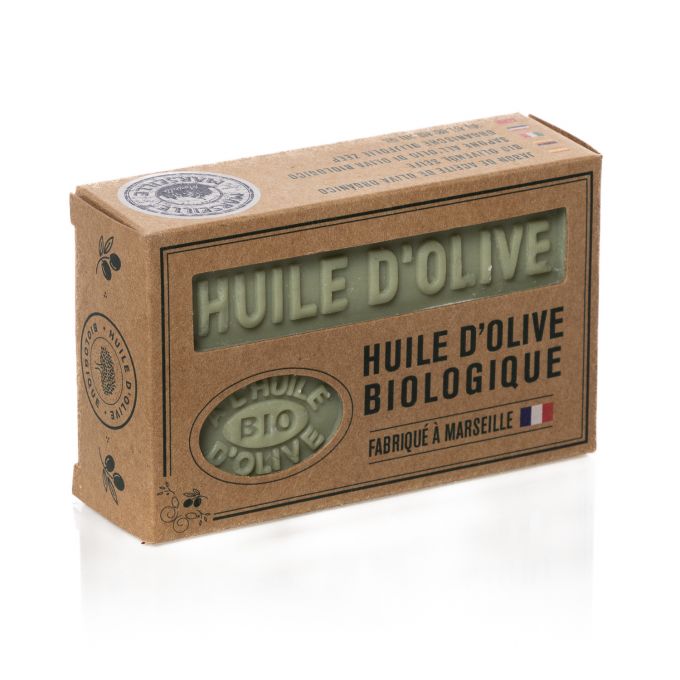 BOITE CARTON 125gINDIVIDUELLESAVON OLIVE