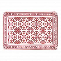 PORTE SAVON FLEUR DE LYS ROSE + CONTOUR FRISE