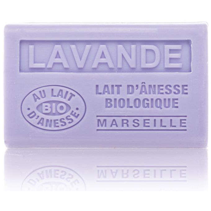 SAVON LAVANDE AU LAIT D'ÂNESSE BIO 125GR