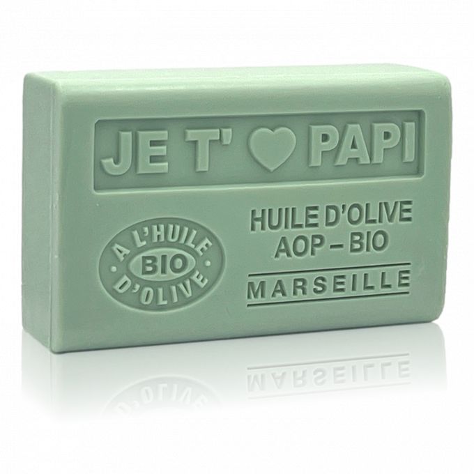 SAVON À L'HUILE D'OLIVE BIO JE T'AIME PAPI 