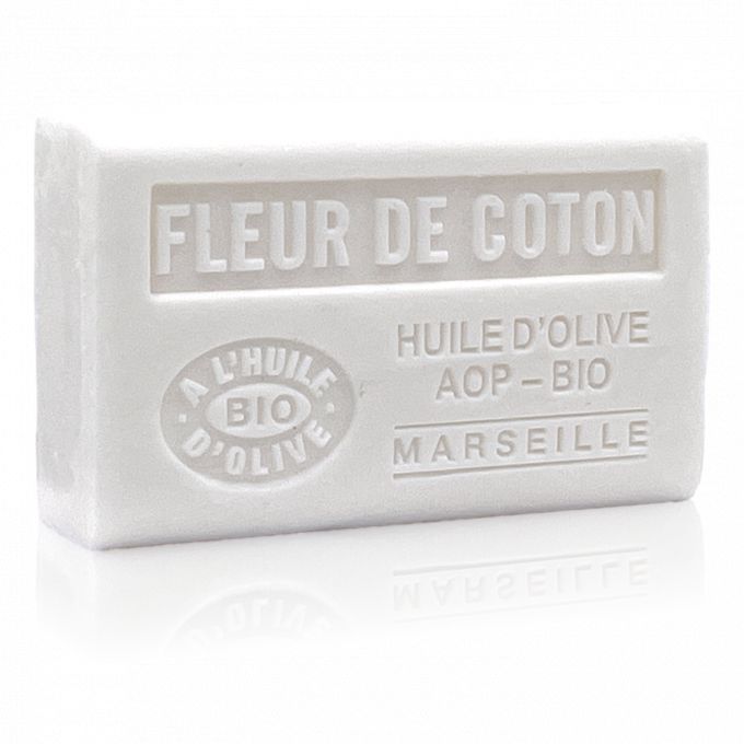 SAVON À L'HUILE D'OLIVE BIO FLEUR DE COTON