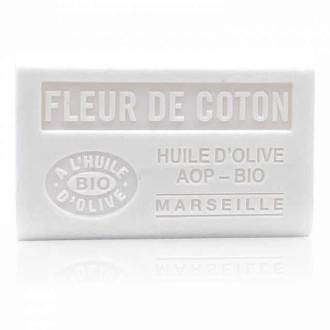 SAVON À L'HUILE D'OLIVE BIO FLEUR DE COTON