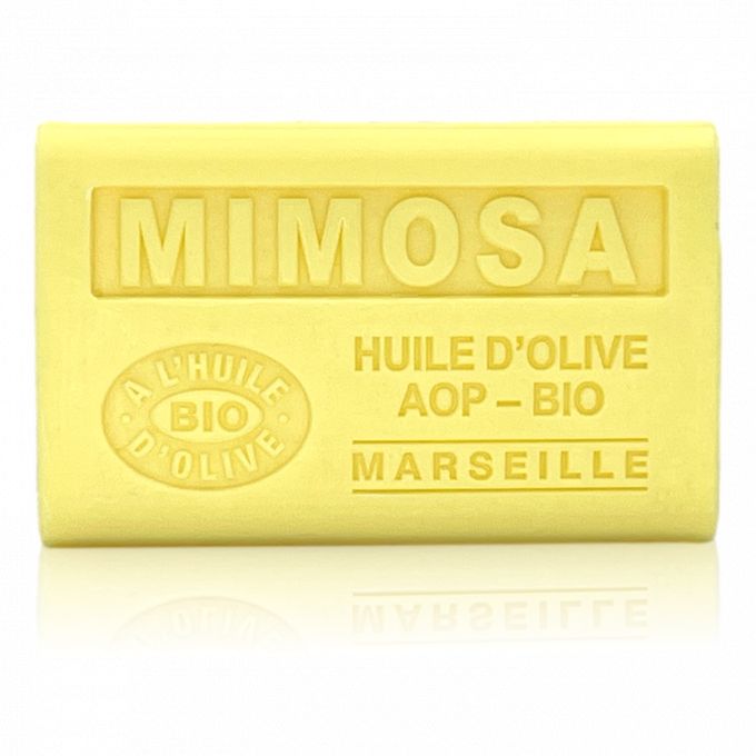 SAVON À L'HUILE D'OLIVE BIO MIMOSA 