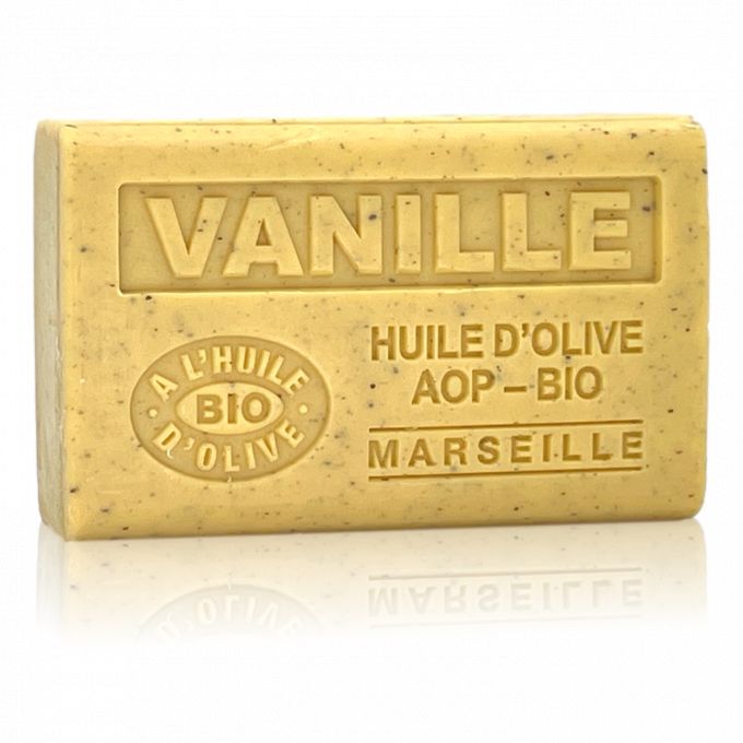 SAVON À L'HUILE D'OLIVE BIO VANILLE 