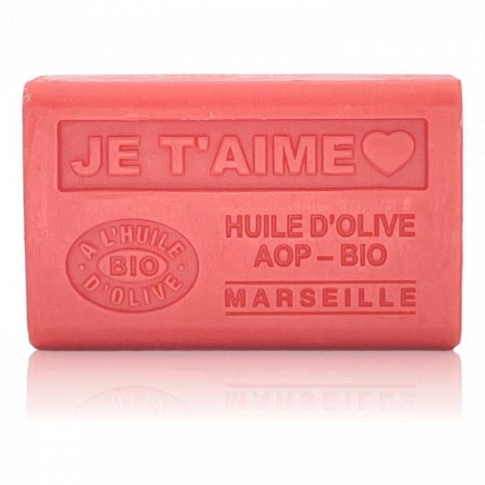 SAVON À L'HUILE D'OLIVE AOP - BIO JE T'AIME AVEC UN COEUR