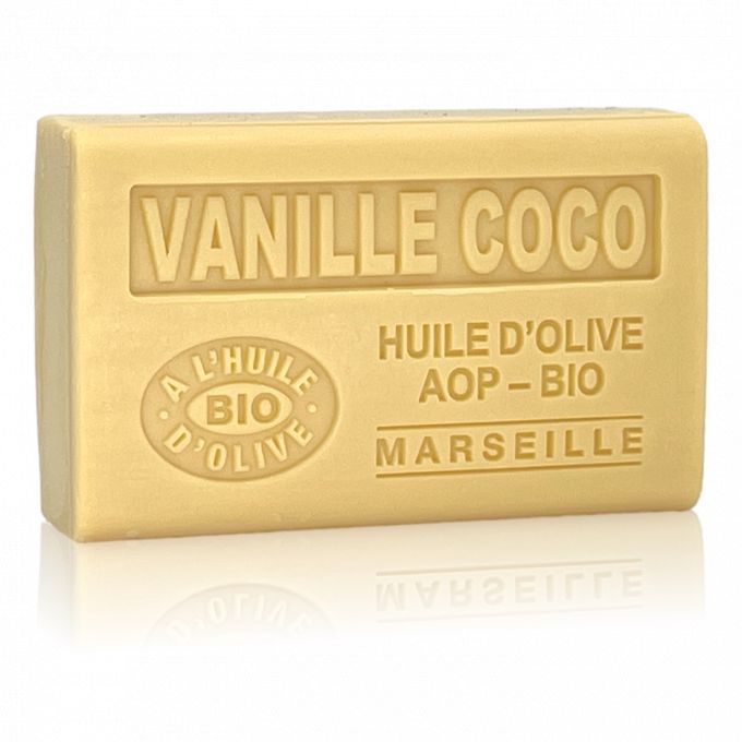 SAVON À L'HUILE D'OLIVE AOP - BIO VANILLE COCO 