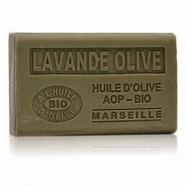 SAVON À L'HUILE D'OLIVE BIO LAVANDE-OLIVE 