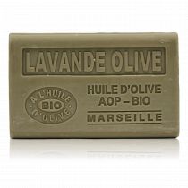 SAVON À L'HUILE D'OLIVE BIO LAVANDE-OLIVE 