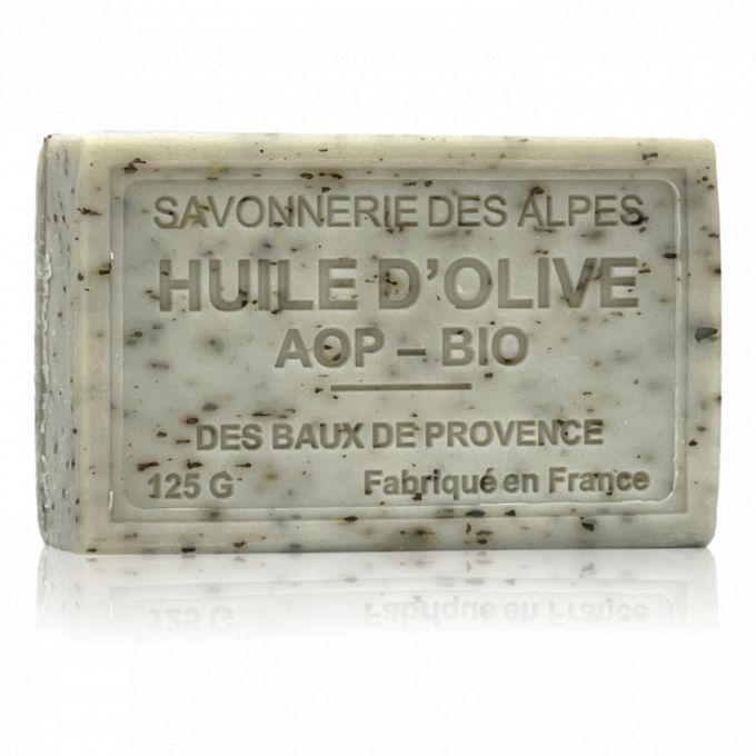 SAVON À L'HUILE D'OLIVE BIO ROMARIN EXFOLIANT