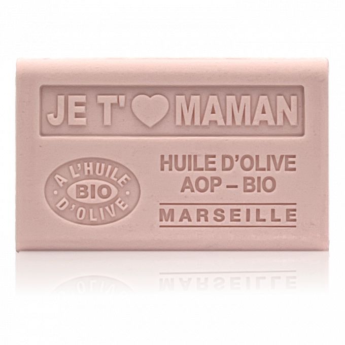 SAVON À L'HUILE D'OLIVE BIO JE T'AIME MAMAN