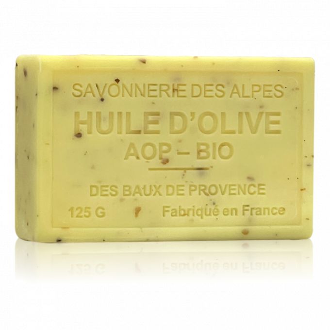 SAVON À L'HUILE D'OLIVE BIO CITRON EXFOLIANT