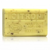 SAVON À L'HUILE D'OLIVE BIO CITRON EXFOLIANT