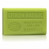 SAVON À L'HUILE D' OLIVE BIO CITRON BASILIC 