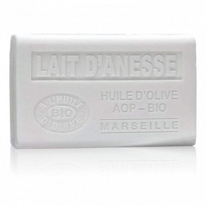 SAVON À L'HUILE D'OLIVE AOP - BIO AU LAIT D'ANESSE 