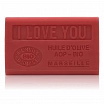 SAVON À L'HUILE D' OLIVE BIO I LOVE YOU 