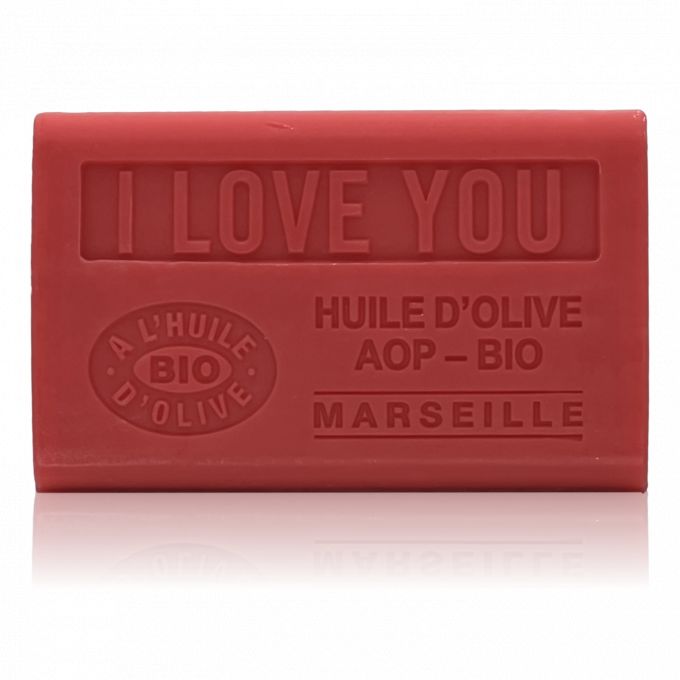 SAVON À L'HUILE D' OLIVE BIO I LOVE YOU 