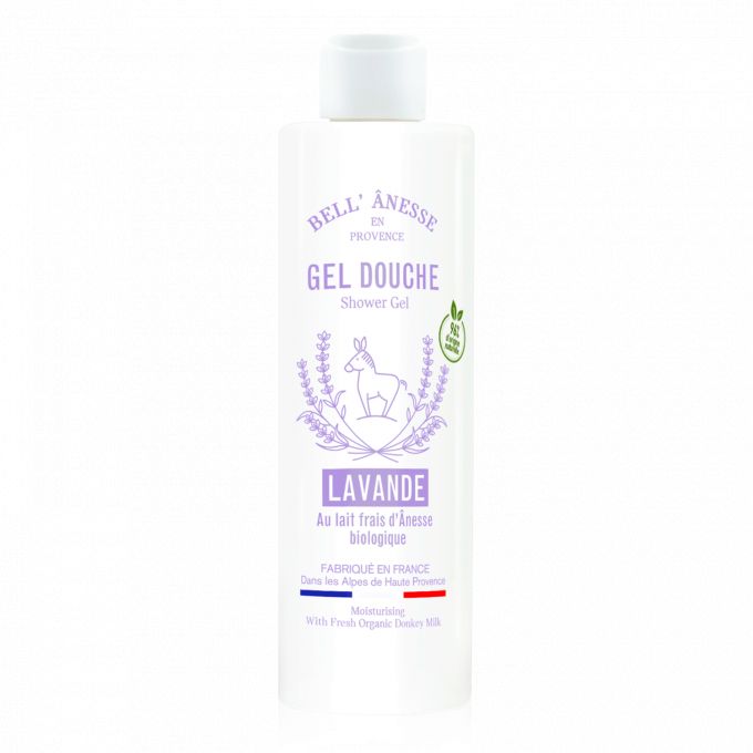 GEL DOUCHE AU LAIT D'ÂNESSE BIO LAVANDE 