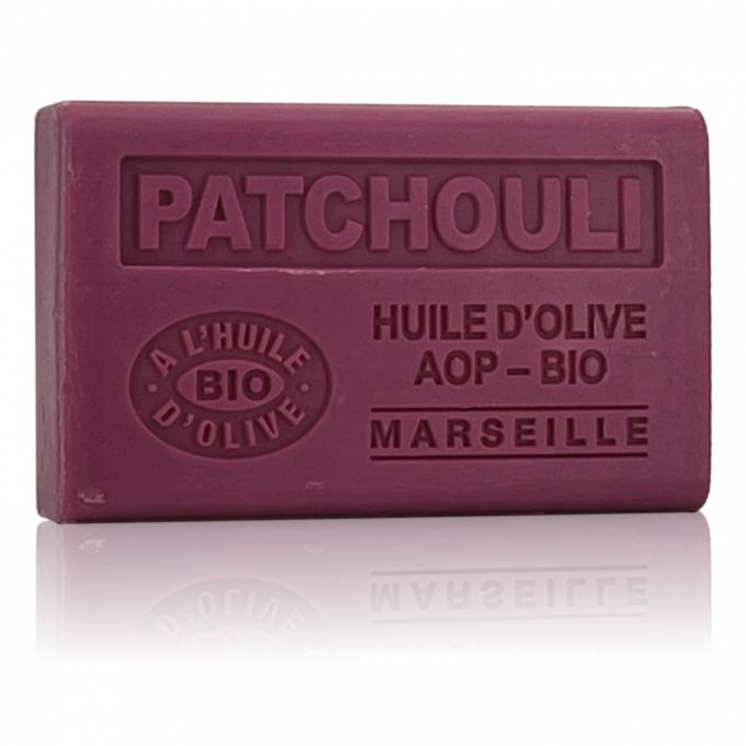 SAVON À L'HUILE D'OLIVE AOP-BIO PATCHOULI 