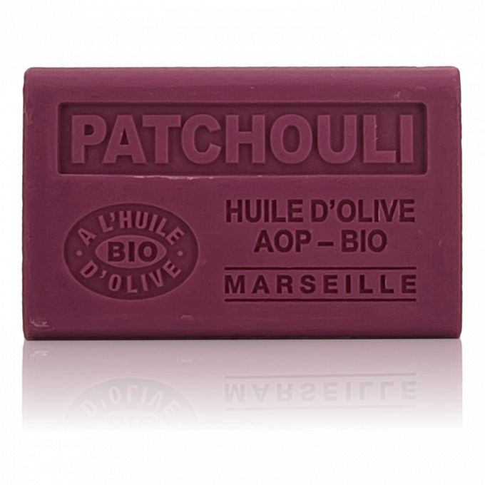 SAVON À L'HUILE D'OLIVE AOP-BIO PATCHOULI 