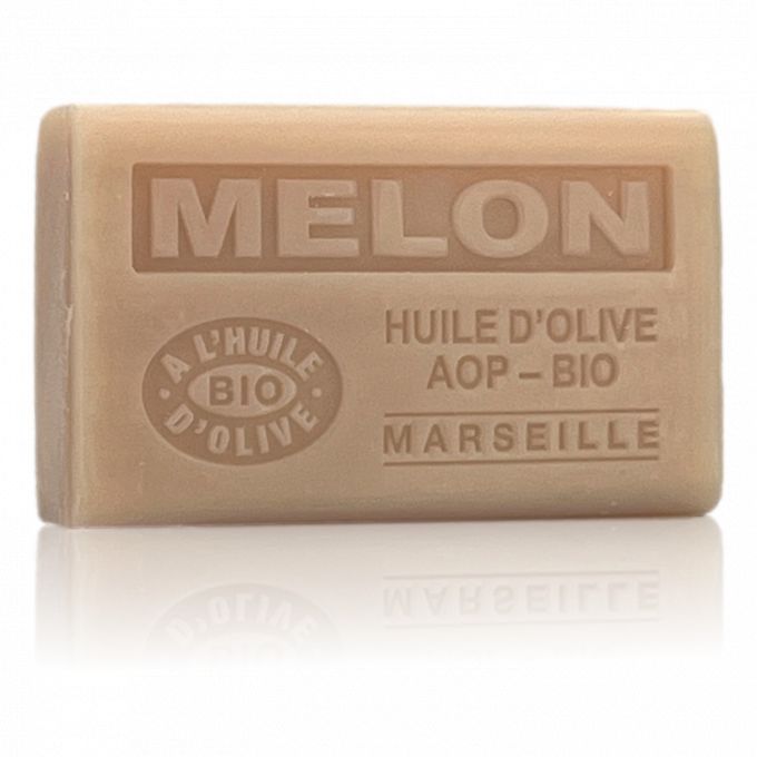 SAVON À L'HUILE D'OLIVE AOP-BIO MELON 