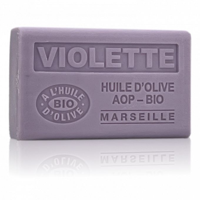 SAVON À L'HUILE D'OLIVE AOP-BIO VIOLETTE 