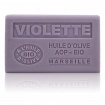 SAVON À L'HUILE D'OLIVE AOP-BIO VIOLETTE 