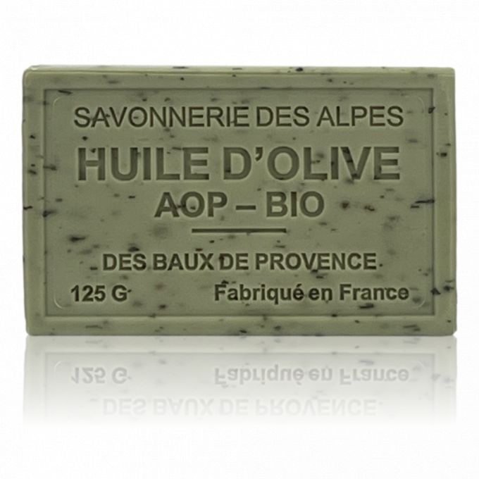 SAVON À L'HUILE D'OLIVE BIO EUCALYPTUS EXFOLIANT