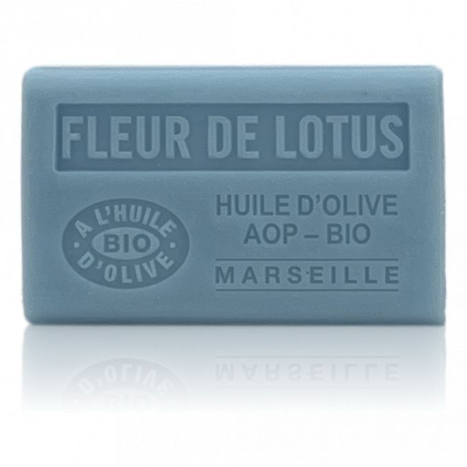 SAVON À L'HUILE D'OLIVE BIO FLEUR DE LOTUS