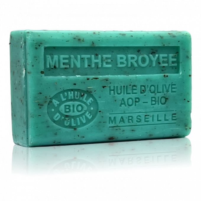 SAVON MENTHE HUILE D'OLIVE BIO 125GR