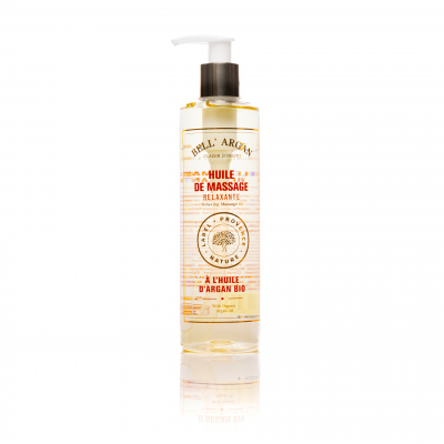 HUILE DE MASSAGE A L'HUILE D'ARGAN 250ML